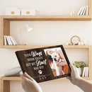 Custom Photo, Personalized Pet Memorial Canvas, Pet Loss Canvas, Cat Loss Gift, Dog Loss Gift, Your Wings Were Ready My Heart Was Not Canvas CANLA15_Miss Pet Canvas