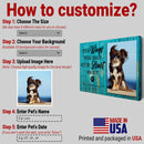 Custom Photo, Personalized Pet Memorial Canvas, Pet Loss Canvas, Cat Loss Gift, Dog Loss Gift, Your Wings Were Ready My Heart Was Not Canvas CANLA15_Miss Pet Canvas