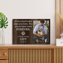 Custom Photo Pet Loss Canvas, Personalized Pet Memorial Canvas, Cat Loss Gift, Dog Loss Gift, Pet Bereavement, Pet Sympathy Would Have Live Forever Canvas CANLA15_Miss Pet Canvas