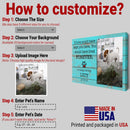 Custom Photo Pet Loss Canvas, Personalized Pet Memorial Canvas, Cat Loss Gift, Dog Loss Gift, Pet Bereavement, Pet Sympathy Would Have Live Forever Canvas CANLA15_Miss Pet Canvas