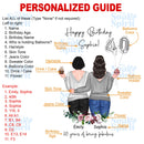 Personalized 18th 21st 25th 30th 40th Best Friend Birthday Gifts For Women Bestie Frame, Gifts For Best Friend Bff Bday Gifts Long Distance Friendship Gifts Picture Frame Bestie Gifts ATPT_Best Friend Art Print
