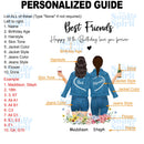 Personalized 18th 21st 25th 30th 40th Best Friend Birthday Gifts For Women Bestie Frame, Gifts For Best Friend Bff Bday Gifts Long Distance Friendship Gifts Picture Frame Bestie Gifts ATPT_Best Friend Art Print