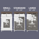 Personalized 25th Wedding Anniversary Family Signs Throw Blanket, Celebrating 25 Years Of Love Laughter Memories Gift For Husband Wife Custom Last Name Signs Twenty-Five Year Marriage FLBL_Heart Name Blanket