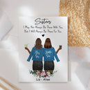 Personalized Best Friend Picture Frame, Bestie Frame, Gifts For Best Friend Frames With Quotes, Best Friend Birthday Gifts For Women, Long Distance Friendship Gifts, Bff Keepsake Gift ATPT_Best Friend Art Print