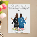 Personalized Best Friend Picture Frame, Bestie Frame, Gifts For Best Friend Frames With Quotes, Best Friend Birthday Gifts For Women, Long Distance Friendship Gifts, Bff Keepsake Gift ATPT_Best Friend Art Print