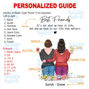 Personalized Best Friend Picture Frame, Bestie Frame, Gifts For Best Friend Frames With Quotes, Best Friend Birthday Gifts For Women, Long Distance Friendship Gifts, Bff Keepsake Gift ATPT_Best Friend Art Print
