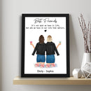 Personalized Best Friend Picture Frame, Bestie Frame, Gifts For Best Friend Frames With Quotes, Best Friend Birthday Gifts For Women, Long Distance Friendship Gifts, Bff Keepsake Gift ATPT_Best Friend Art Print