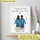 Personalized Best Friend Picture Frame, Bestie Frame, Gifts For Best Friend Frames With Quotes, Best Friend Birthday Gifts For Women, Long Distance Friendship Gifts, Bff Keepsake Gift ATPT_Best Friend Art Print