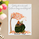 Personalized Best Friend Picture Frame, Fall Autumn Art Bestie Frame Gifts For Best Friend Frames With Quotes, Bff Best Friend Birthday Gifts For Women, Long Distance Friendship Gifts ATPT_Best Friend Art Print