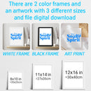 Personalized Best Friend Picture Frame, Fall Autumn Art Bestie Frame Gifts For Best Friend Frames With Quotes, Bff Best Friend Birthday Gifts For Women, Long Distance Friendship Gifts ATPT_Best Friend Art Print