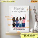 Personalized Best Friend Picture Frame Up To 4 Friends, Bestie Frame Gifts For Best Friend Frames With Quotes, Bff Best Friend Birthday Gifts For Women, Long Distance Friendship Gifts ATPT_Best Friend Art Print