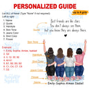 Personalized Best Friend Picture Frame Up To 4 Friends, Bestie Frame Gifts For Best Friend Frames With Quotes, Bff Best Friend Birthday Gifts For Women, Long Distance Friendship Gifts ATPT_Best Friend Art Print