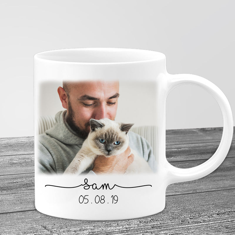 Personalized Cat Dad Mug, Cat Lover Gift, Best Friend Mug, Custom Cat Mug, Best Cat Dad Ever Mug, Cat Gift For Men, Gift For Cat Lover MUG_Cat Mug