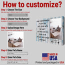 Personalized Cat Memorial Picture Frame Cat Memorial Gifts Pet Picture Frame Remembrance Frames Pet Picture Frame Memorial Cat In Memory Of Cat Picture Frame Loss Of Cat Sympathy Gift CANLA15_Miss Pet Canvas