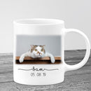 Personalized Cat Mom Mug, Cat Lover Gift, Best Friend Mug, Custom Cat Mug, Best Cat Mom Ever Mug, Cat Gift For Women, Gift For Cat Lover MUG_Cat Mug