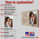 Personalized Daughter Picture Frame Gifts from Mom Dad, To My Daughter Picture, Father Mother Daughter Picture Frame Valentines Day Gifts For Teens From Parents My Daughter My Friend CANLA15_Family Canvas