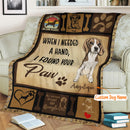 Personalized Dog Blankets With Name - Beagle Breed, Customized Dog Blanket For Large Dogs Washable, Personalized Pet Blanket Housewarming Gift For Dog Lover Dog Mom Dad Home Decor FLBL_Pet Blanket