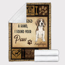 Personalized Dog Blankets With Name - Beagle Breed, Customized Dog Blanket For Large Dogs Washable, Personalized Pet Blanket Housewarming Gift For Dog Lover Dog Mom Dad Home Decor FLBL_Pet Blanket