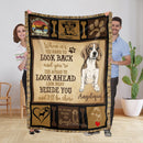 Personalized Dog Blankets With Name, Beagle Breed, Customized Dog Blanket For Large Dogs Washable, Personalized Pet Blanket Housewarming Gift For Dog Lover Dog Mom Dog Dad Home Decor FLBL_Pet Blanket