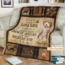 Personalized Dog Blankets With Name, Bearded Collie Breed, Customized Dog Blanket For Large Dogs Washable, Personalized Pet Blanket Gift For Dog Lover Dog Mom Dog Dad Gifts Home Decor FLBL_Pet Blanket