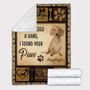 Personalized Dog Blankets With Name - Dachshund Breed, Customized Dog Blanket For Large Dogs Washable, Personalized Pet Blanket Gift For Dog Lover Dog Mom Dog Dad Gifts Home Decor FLBL_Pet Blanket