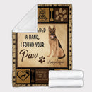 Personalized Dog Blankets With Name - German Shepherd Breed, Customized Dog Blanket For Large Dogs Washable, Personalized Pet Blanket Gift For Dog Lover Dog Mom Dog Dad Home Decor FLBL_Pet Blanket