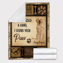 Personalized Dog Blankets With Name - Labrador Retriever Breed, Customized Dog Blanket For Large Dogs Washable, Personalized Pet Blanket Gift For Dog Lover Dog Mom Dog Dad Home Decor FLBL_Pet Blanket