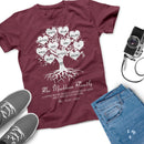 Personalized Family Heart Tree With Custom Children Grandchildren Names Gift For Parents Grandparents Anniversary From Grandkids Kids Shirt SHIRTS_Heart Name Tree