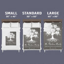 Personalized Family Signs Throw Blanket For Living Room, Last Name Signs For Home, Custom Name Sign, Where Life Begin Love Never End, Established Fuzzy Soft Cozy Warm Travel Blanket FLBL_Heart Name Blanket