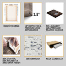 Personalized Father's Day Gift, Custom Picture Frame, Father Daughter Gift, Fathers Day Gift From Daughter, Gift For Dad, Happy Fathers Day CANLA15_Family Canvas