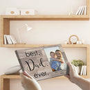 Personalized Father's Day Gift For Dad, Best Dad Ever, Custom Picture Frame, New Dad Gift, First Fathers Day Photo Frame, Gift For Him CANLA15_Family Canvas