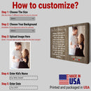 Personalized First Mother's Day Gift, Custom Picture Frame, 1st Mother's Day Gift, Dear Mommy Poem Mothers Day Gift, Gift For Her, New Moms CANLA15_Family Canvas