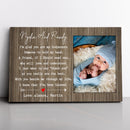 Personalized Godparent Gift, Thank You Gift For Godparents, Godmother, Godfather Gift, Custom Photo Frame, Godparent Proposal, Baptism Gift CANLA15_Godparents Canvas
