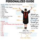 Personalized Graduation Frame, Custom 2023 Graduation Gifts, Class Of 2023 Art Print, Friends Graduation Print, College Diploma Frame For Her High School Phd Sorority Senior Masters ATPT_Graduation Art Print