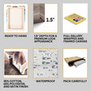 Personalized Marriage Picture Frames 30 Year Anniversary For Husband Wife Him Her Parents Birthday Gifts, Thirty Year Marriage Photo 30th Wedding Anniversary For Couple Ideas Canvas CANLA15_Anniversary Canvas