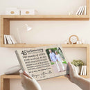 Personalized Marriage Picture Frames 45 Year Anniversary For Husband Wife Him Her Parents Birthday Gifts, Forty-Five Year Marriage Photo 45th Wedding Anniversary For Couple Canvas CANLA15_Anniversary Canvas