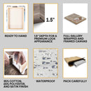 Personalized Marriage Picture Frames Our 1 Year Anniversary For Boyfriend Girlfriends Husband Wife Him Her Birthday Gifts, 1yr First Wedding One Year 1st Anniversary For Couple Canvas CANLA15_Print Anniversary Canvas