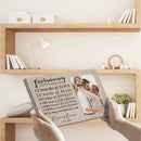 Personalized Marriage Picture Frames Our 1 Year Anniversary For Boyfriend Girlfriends Husband Wife Him Her Birthday Gifts, 1yr First Wedding One Year 1st Anniversary For Couple Canvas CANLA15_Print Anniversary Canvas