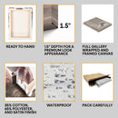 Personalized Marriage Picture Frames Our 3 Year Anniversary For Boyfriend Girlfriends Husband Wife Him Her Birthday Gifts, Third Wedding Three Year 3rd Anniversary For Couple Canvas CANLA15_Anniversary Canvas