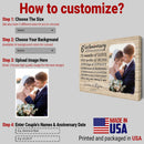 Personalized Marriage Picture Frames Our 6 Year Anniversary For Boyfriend Girlfriends Husband Wife Him Her Birthday Gifts, Sixth Wedding Six Year 6th Anniversary For Couple Canvas CANLA15_Anniversary Canvas