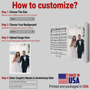 Personalized Marriage Picture Frames Our 8 Year Anniversary For Boyfriend Girlfriends Husband Wife Him Her Birthday Gifts, Eighth Wedding Eight Year 8th Anniversary For Couple Canvas CANLA15_Anniversary Canvas