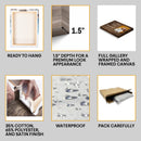 Personalized Mother's Day Gift, Custom Picture Frame, Mother Daughter Gift, Gift For Mom, The Love Between A Mother And Daughter Is Forever CANLA15_Family Canvas