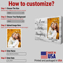 Personalized Mother's Day Gift, Custom Picture Frame, Mother Daughter Gift, Gift For Mom, The Love Between A Mother And Daughter Is Forever CANLA15_Family Canvas