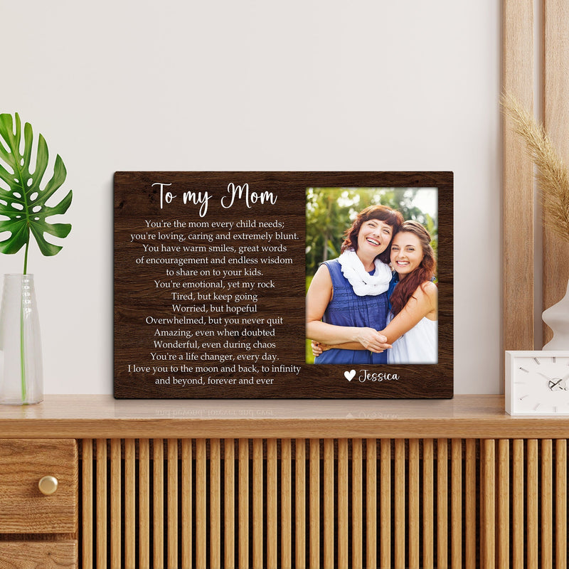 Personalized Mother's Day Gift, Custom Picture Frame, Mother Daughter Gift, Mothers Day Gift From Daughter, Gift For Mom, Happy Mothers Day CANLA15_Family Canvas