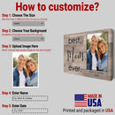 Personalized Mother's Day Gift For Mom, Best Mom Ever, Custom Picture Frame, New Mom Gift, First Mothers Day Photo Frame, Gift For Her CANLA15_Family Canvas