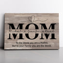 Personalized Mother's Day Gift For Mom, Personalized Mom Sign With Kids Names, Custom Gift For Mom, Custom Mom Sign, Custom Kid's Names Mom CANLA15_Family Canvas