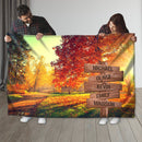 Personalized Name Sign Fall Throw Blanket Gifts Customized Name Sign Autumn Forest Picture Nature Blanket Last Name Signs For Home Family Name Sign Fuzzy Soft Cozy Warm Travel Blanket FLBL_Multi Name Blanket