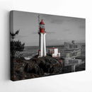 Personalized Name Sign Lighthouse Wall Art Canvas Large Nautical Painting Custom Name Sign Ocean Beach Wall Art Personalized Wall Decor Last Name Sign For Home Family Name Sign Framed CANLA15_Multi Name Canvas