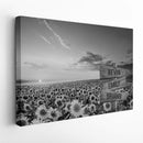 Personalized Name Sign Sunflower Wall Decor Sunset Wall Art Custom Name Sign Sunflower Pictures Canvas Personalized Wall Decor Last Name Signs For Home Family Name Sign Landscape Art CANLA15_Multi Name Canvas