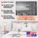 Personalized Name Sign Sunflower Wall Decor Sunset Wall Art Custom Name Sign Sunflower Pictures Canvas Personalized Wall Decor Last Name Signs For Home Family Name Sign Landscape Art CANLA15_Multi Name Canvas